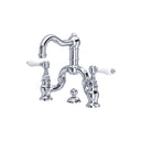 Polished Chrome / Porcelain Lever Handle