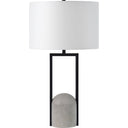 Everren Florah 27.75" Length Table Lamp -  Matte Black