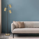 Everren Meandros 63.5" Height Floor Lamp - Matte Black