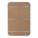 Renwil Louvas 36" H x 24" W Wall Mirror - Grey