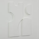 Renwil Ispra 19" Wide Wall Decor - Matte White