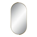 Renwil Aleah 40" Tall Oval Wall Mirror - Yellow