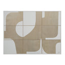 Renwil Erula 48" Wide Wall Art - Matte White