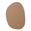 Renwil Camona 42" Tall Irregular Rectangular Oval Mirror - Satin Brass