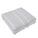Renwil Rousseau Indoor 100% Pet Floor Pouf - Light Grey / Ivory