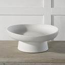 Renwil Malabo Indoor Porcelain Ceramic Bowl - Matte Off-White