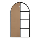 Renwil Trellis 69.75" H x 38" W Wall Mirror - Black