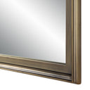 Renwil Sandcastle 36" Tall Rectangular Mirror - Antique Brushed Brass
