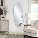 Renwil Erice 65" H x 25.5" W Wall Mirror - Grey