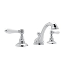 Polished Chrome / Porcelain Lever Handle