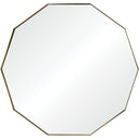 Renwil Cruz 40" Tall Irregular Wall Mirror - Yellow