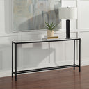Renwil Bodin Indoor Iron Console Table - Matte Black