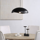 Renwil Filomena 22" Wide 1-Light Chandelier - Matte Black
