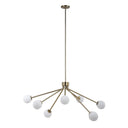 Renwil Mundo 46" Wide 7-Light Chandelier - Champagne