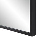 Renwil Balina 72" Tall Rectangular Arch Mirror - Matte Black