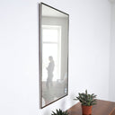 Renwil Crake 36" Tall Rectangle Wall Mirror - Grey