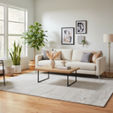 Renwil Hazel 7'8 x 10'1 Power Loomed Indoor Rug - Ivory