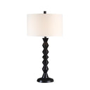 Everren Tulum 32" Height Table Lamp - Matte Black Wash