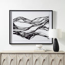 Renwil Mica 45" Wide Wall Art with Wood Frame - Painted Black