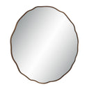 Renwil Bern 40" Tall Round Irregular Mirror - Antique Brushed Brass