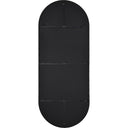 Renwil Ammar 60" Tall Oval Wall Mirror - Black