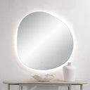 Renwil Terni 45" Tall Irregular Led Mirror - Clear