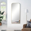 Renwil Meryem 72" Tall Rectangle Full Length Mirror - Yellow