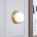 Renwil Hugos 6.5" Length Wall Sconce - Etched White