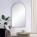Renwil Farida 82" Tall Arch Full Length Mirror - Black