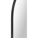 Renwil Ammar 60" Tall Oval Wall Mirror - Black