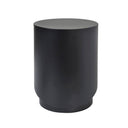 Renwil Domus Indoor Iron Sheet Indoor/Outdoor Side Table - Matte Black