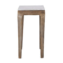 Renwil Abby Indoor Cast Aluminum Side Table - Antique Brass