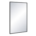Renwil Gasel 30" Tall Rectangle Wall Mirror - Black