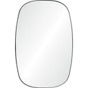 Renwil Bergen 36" Tall Rectangle Wall Mirror - Black