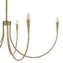 Renwil Luzon 90" Height Ceiling Fixture - Plated Dark Antique Brushed Brass