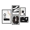 Renwil Carife 5 Piece Wide Wall Art - Black