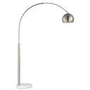Everren Aglow 77.38" Height Floor Lamp - Brushed Nickel