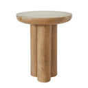 Renwil Honey Indoor Mango Wood Side Table - Light Brown