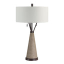 Everren Lourdes 29.25" Height Table Lamp - Cream Wash