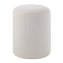 Renwil Corbin Indoor Boucle Ottoman - Off-White