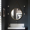 Renwil Albany I 13" Length Wall Sconce - Black