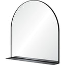 Renwil Wearstley 35" Tall Arch Wall Mirror - Black