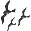 Renwil Skyward 3 Piece Wide Wall Art - Charcoal
