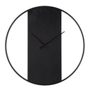 Renwil Romy Indoor Iron Wall Clock - Matte Black
