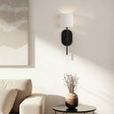 Renwil Fico 17.5" Height Wall Sconce - Black