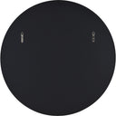 Renwil Cori 40" Tall Round Wall Mirror - Black