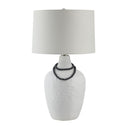 Everren Naranja 29.75" Height Table Lamp - Textured White