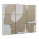 Renwil Erula 48" Wide Wall Art - Matte White