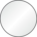Renwil Claribel 30" Tall Round Wall Mirror - Black