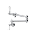 Polished Chrome / Porcelain Lever Handle